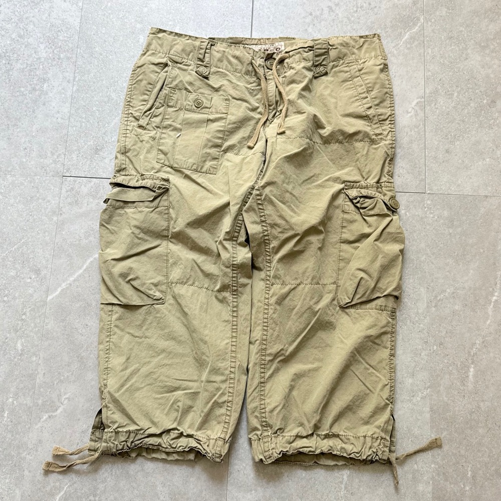 Vintage Y2K Steve & Barry's Capri Cargo Pants Size 6